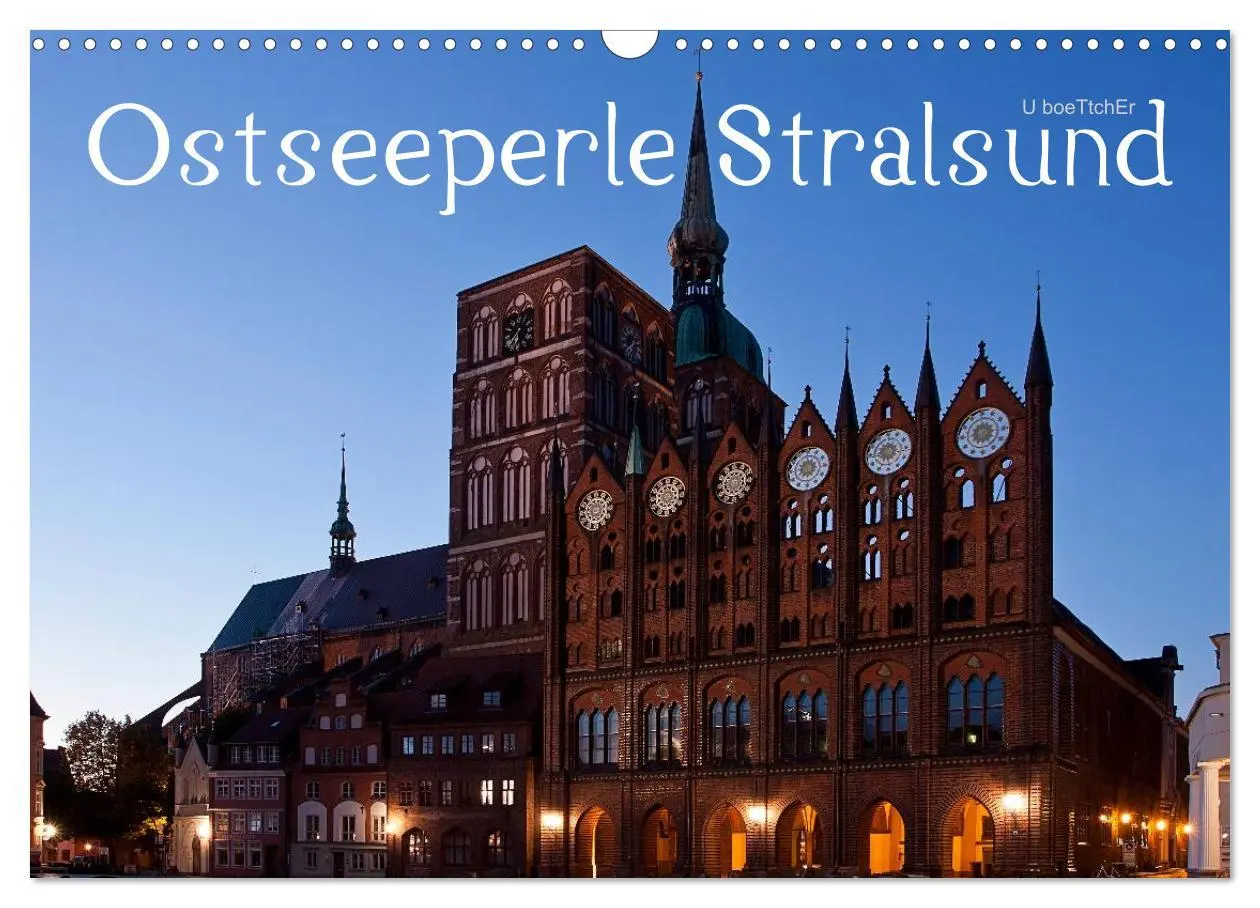 Cover: 9783516011128 | Ostseeperle Stralsund (Wandkalender 2026 DIN A3 quer), CALVENDO...