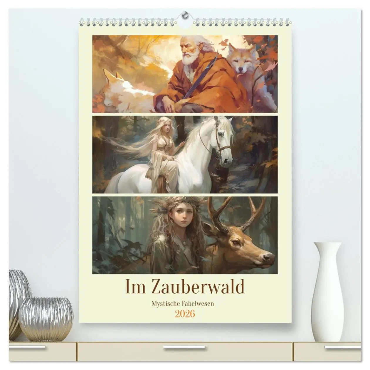 Cover: 9783516321128 | Im Zauberwald. Mystische Fabelwesen (hochwertiger Premium...