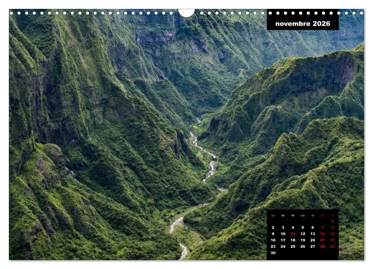 Bild: 9783516561128 | Paysages de l'île de La Réunion (Calendrier mural 2026 DIN A3...