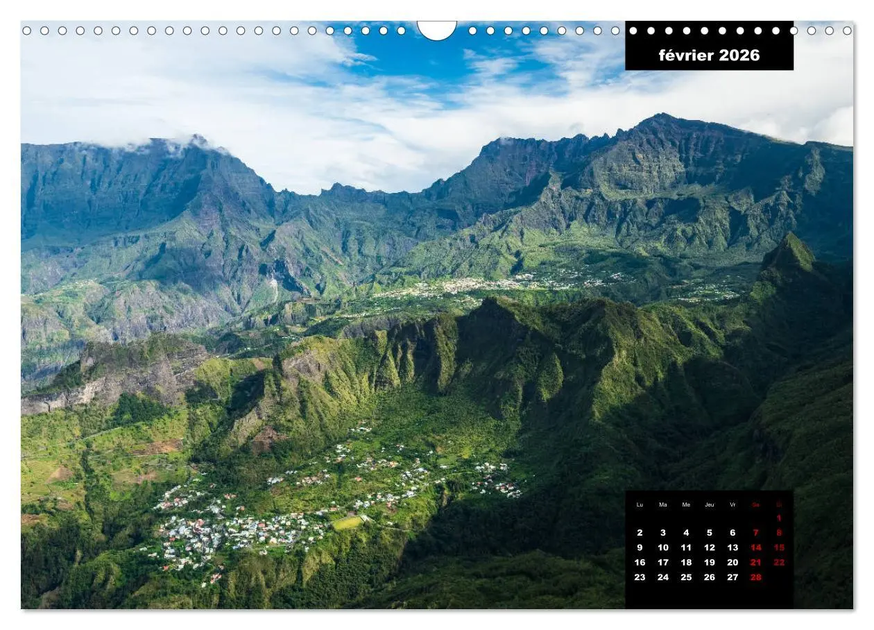 Bild: 9783516561128 | Paysages de l'île de La Réunion (Calendrier mural 2026 DIN A3...