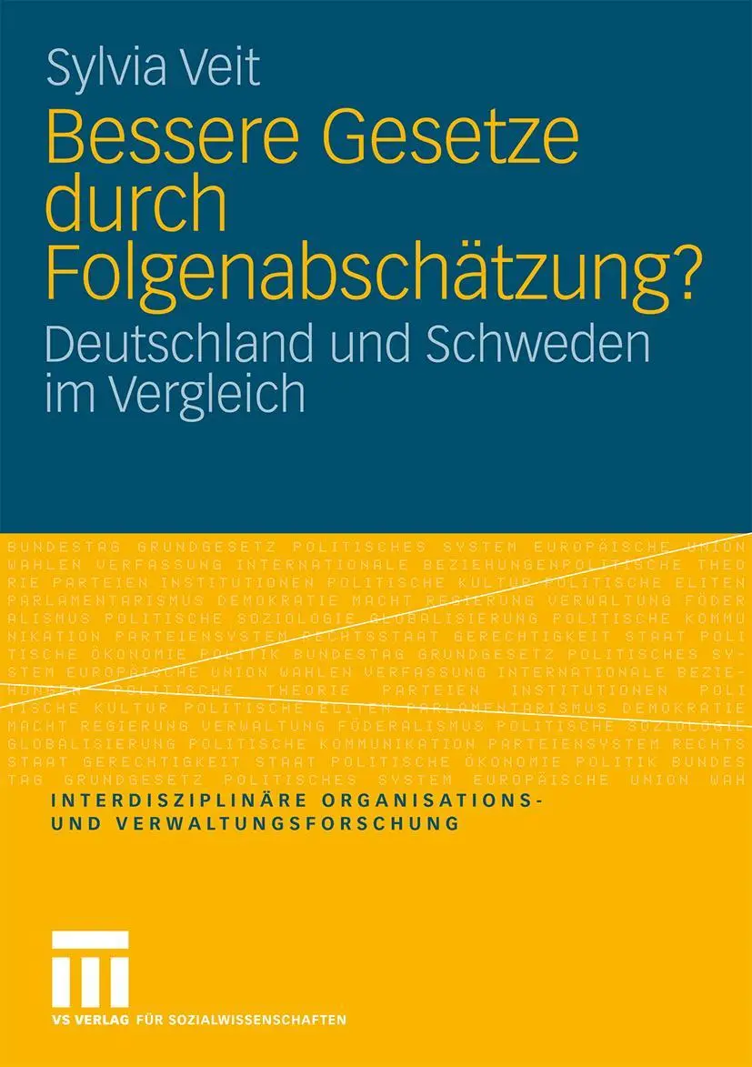 Cover: 9783531171128 | Bessere Gesetze durch Folgenabschätzung? | Sylvia Veit | Taschenbuch