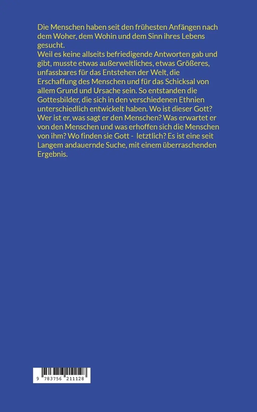 Rückseite: 9783756211128 | DU bist GOTT | Eine Erkenntnissuche | Werner J. Kraftsik | Taschenbuch