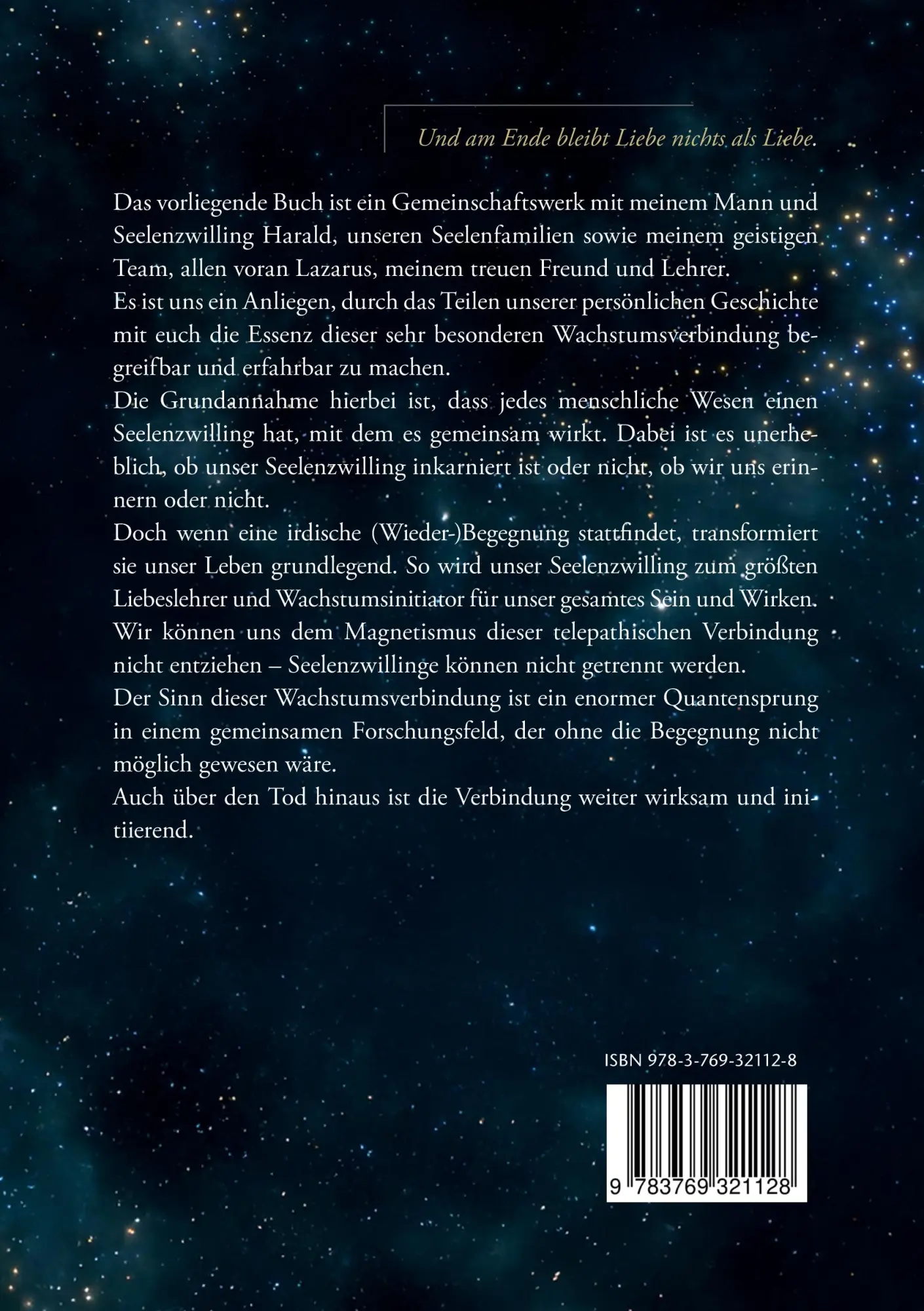 Rückseite: 9783769321128 | Seelenzwillinge - Für immer eins. | Antje Thiers | Buch | 144 S.