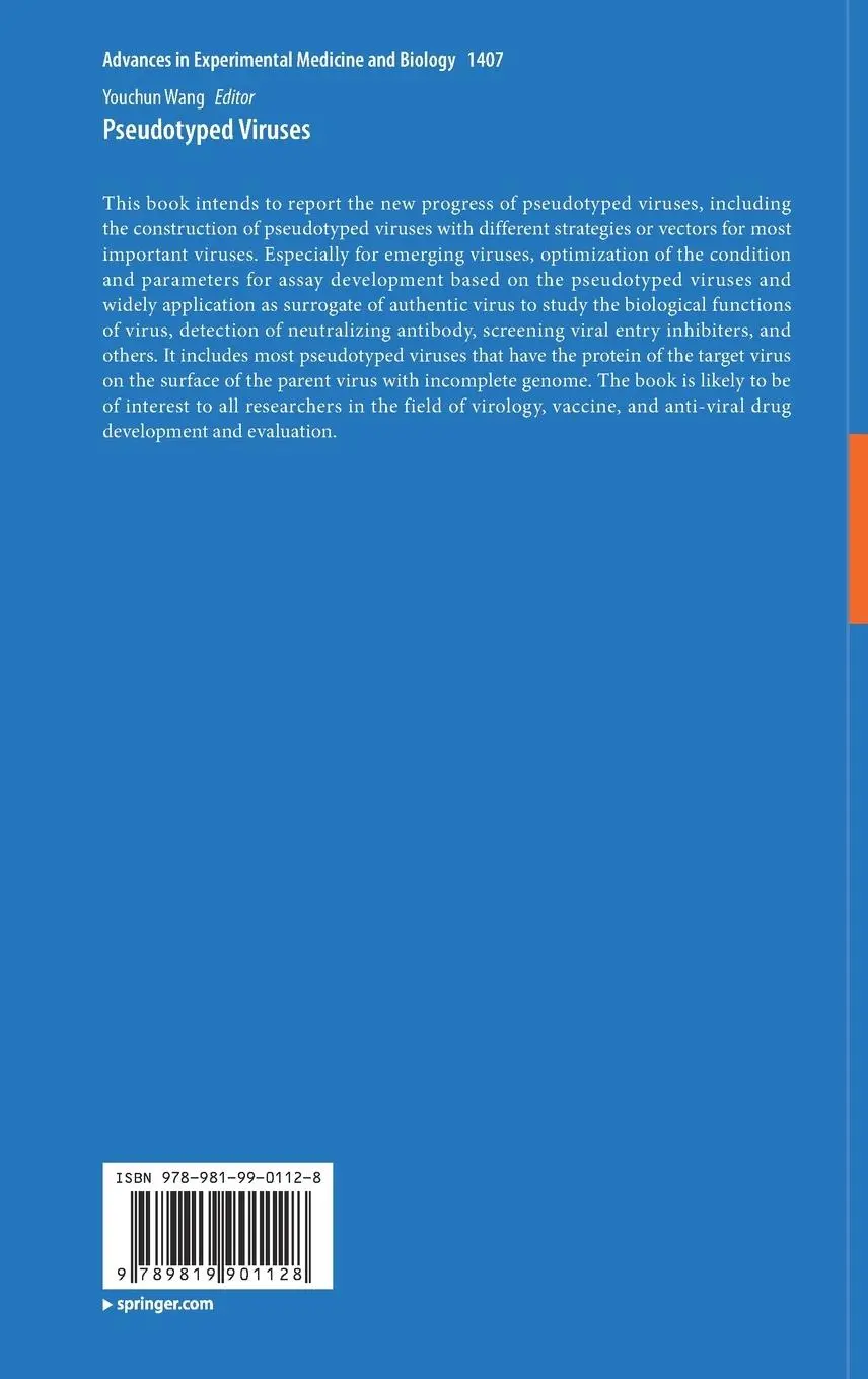 Rückseite: 9789819901128 | Pseudotyped Viruses | Youchun Wang | Buch | xiii | Englisch | 2023