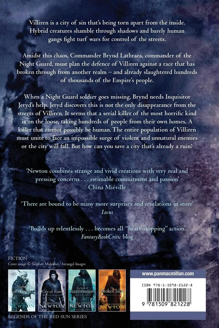 Rückseite: 9781509821228 | City of Ruin | Legends of the Red Sun: Book Two | Mark Charan Newton