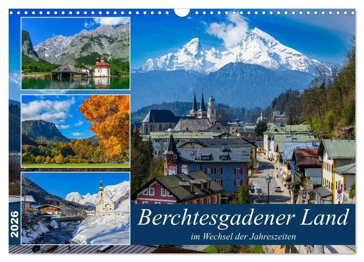 Cover: 9783457601228 | Berchtesgadener Land im Wechsel der Jahreszeiten (Wandkalender 2026...