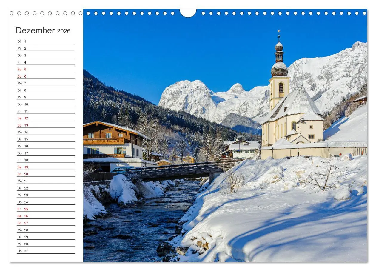 Bild: 9783457601228 | Berchtesgadener Land im Wechsel der Jahreszeiten (Wandkalender 2026...