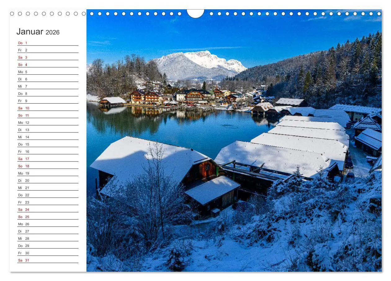 Bild: 9783457601228 | Berchtesgadener Land im Wechsel der Jahreszeiten (Wandkalender 2026...
