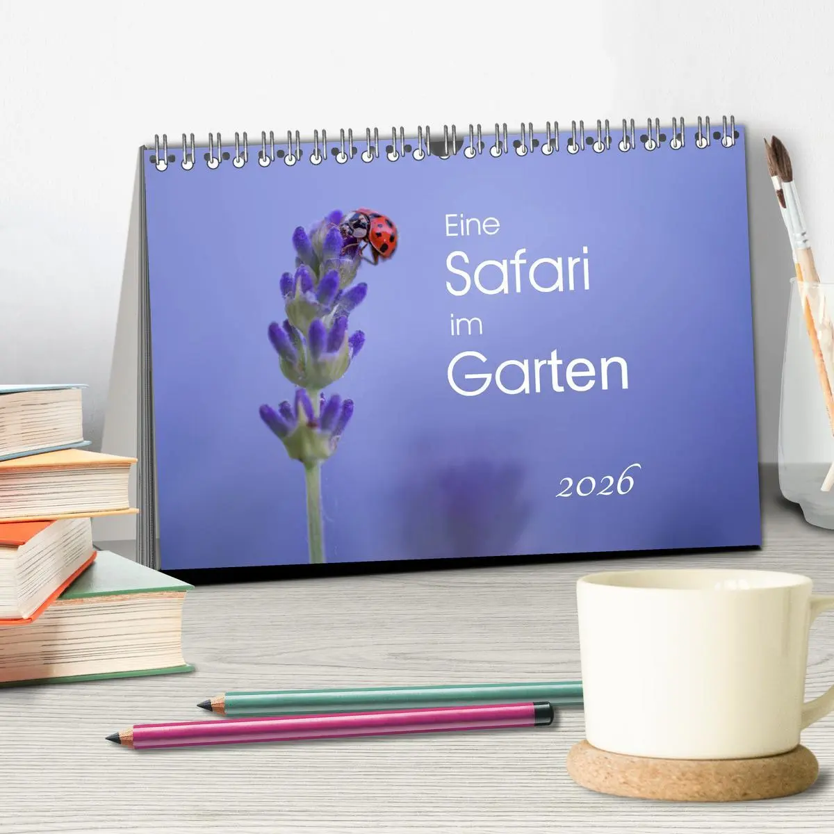 Bild: 9783457771228 | Eine Safari im Garten (Tischkalender 2026 DIN A5 quer), CALVENDO...