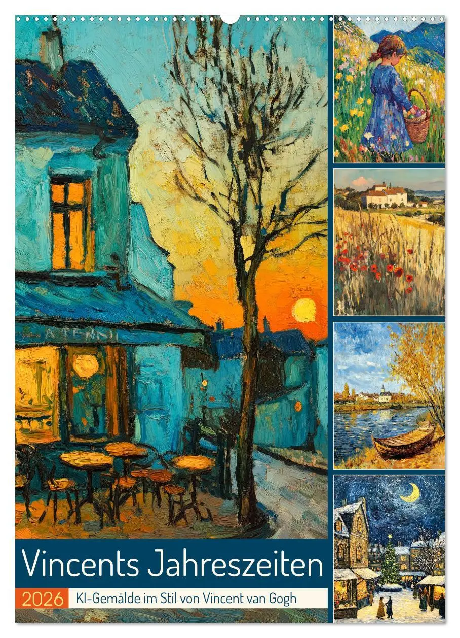 Cover: 9783516241228 | Vincents Jahreszeiten (Wandkalender 2026 DIN A2 hoch), CALVENDO...