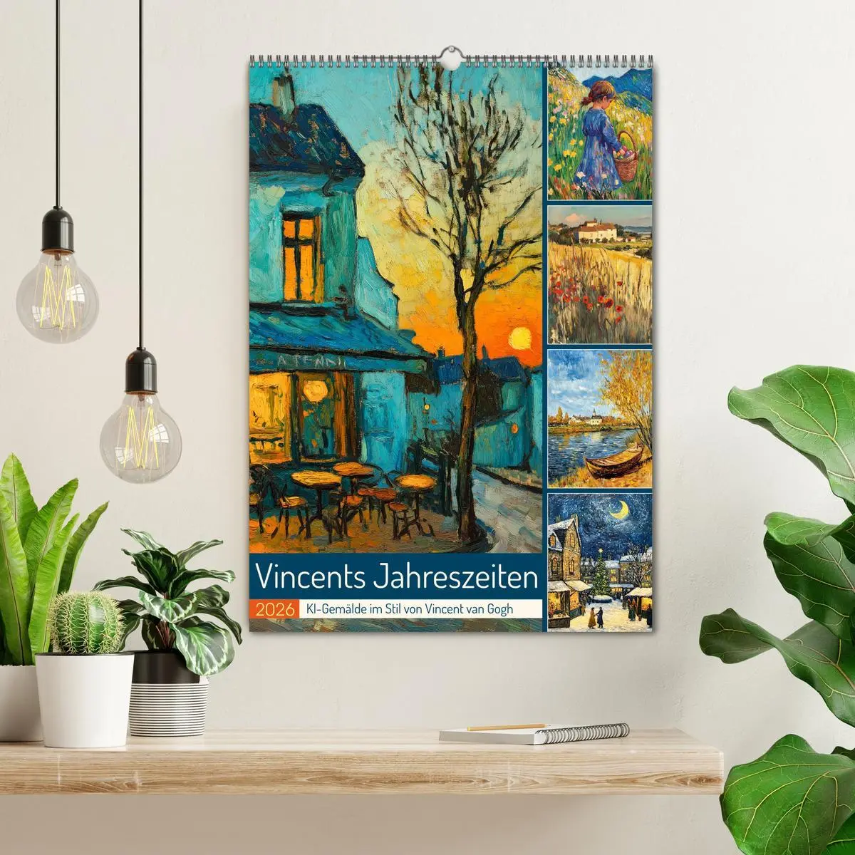 Bild: 9783516241228 | Vincents Jahreszeiten (Wandkalender 2026 DIN A2 hoch), CALVENDO...