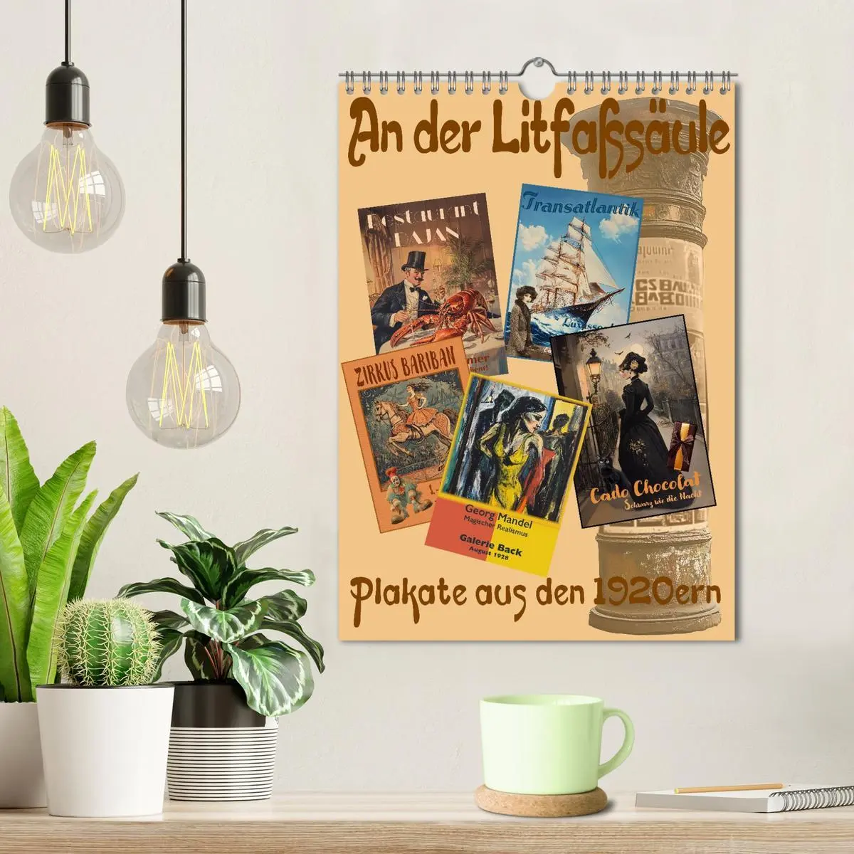 Bild: 9783516621228 | An der Litfaßsäule (Wandkalender 2026 DIN A4 hoch), CALVENDO...