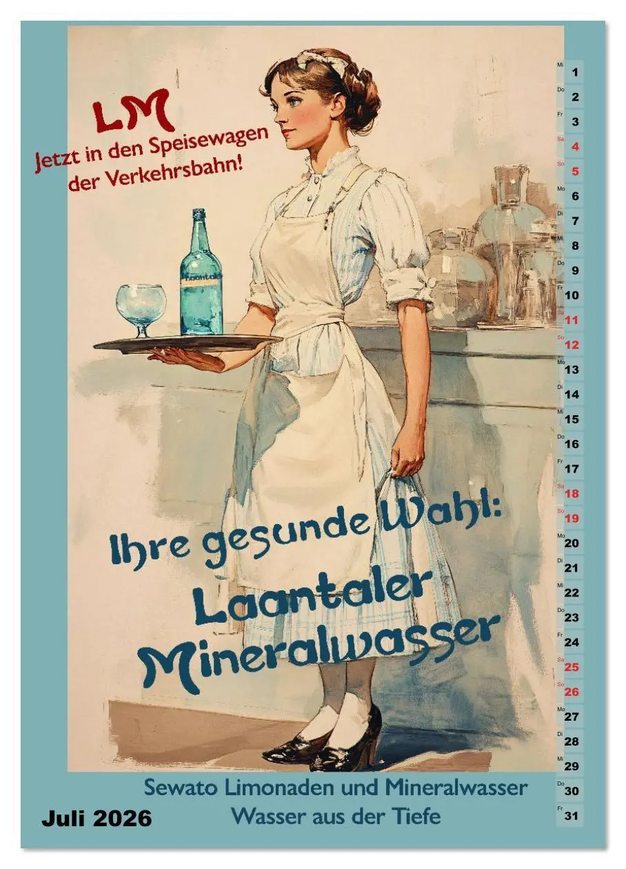 Bild: 9783516621228 | An der Litfaßsäule (Wandkalender 2026 DIN A4 hoch), CALVENDO...