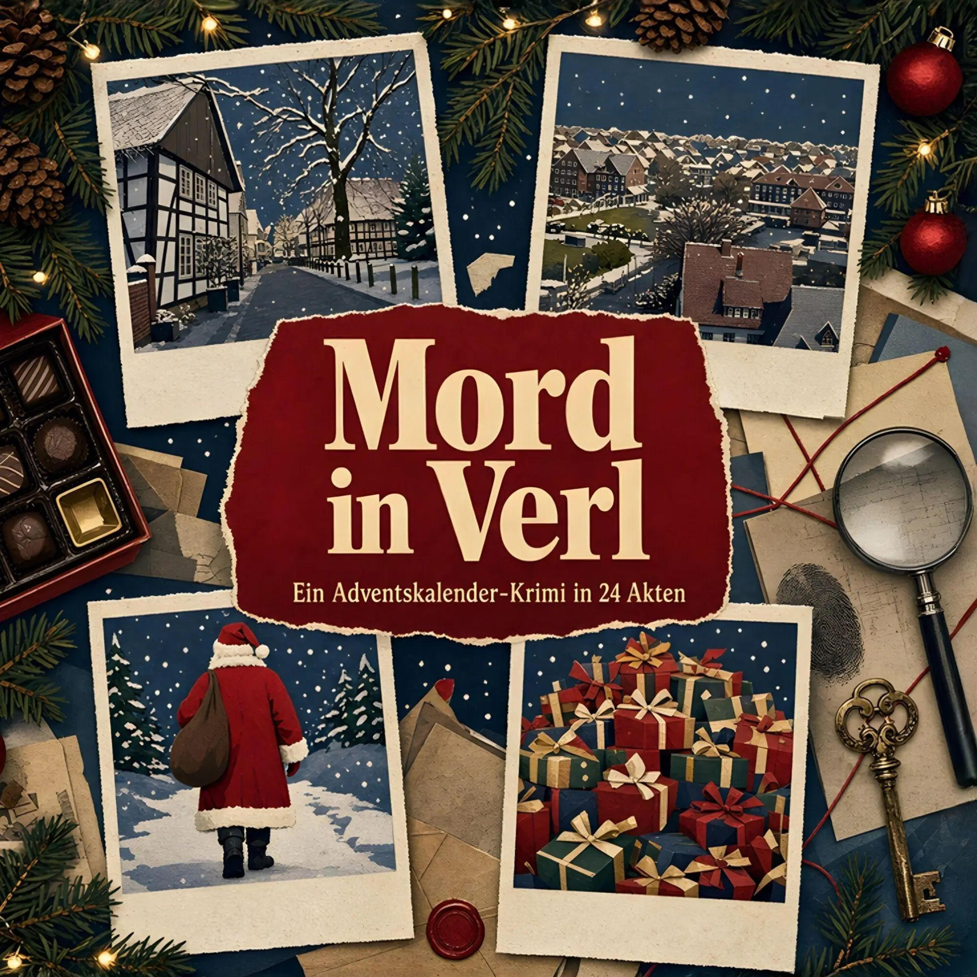 Cover: 9783696121228 | Mord in Verl | Ein Adventskalender-Krimi in 24 Akten | Lena Hartmann
