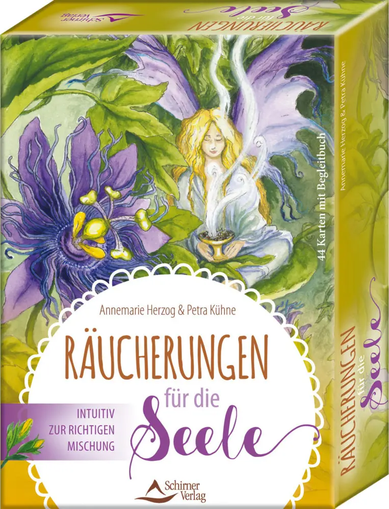 Cover: 9783843491228 | Räucherungen für die Seele, 44 Karten mit Begleitbuch | Herzog (u. a.)