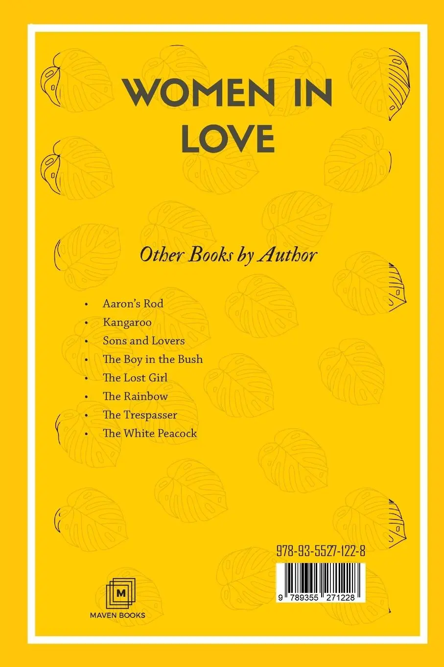 Rückseite: 9789355271228 | Women in Love | D. H. Lawrence | Taschenbuch | Englisch | 2023