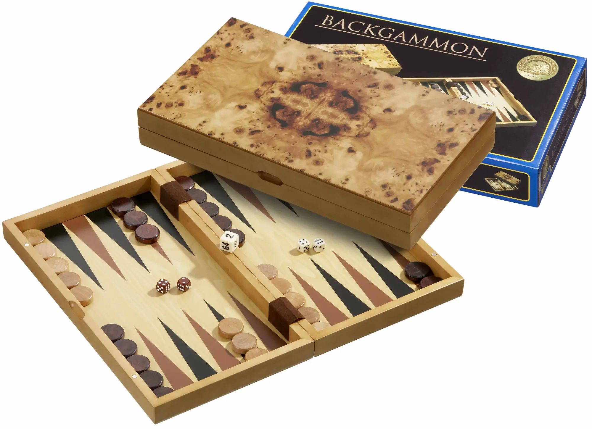 Cover: 4014156011328 | Philos 1132 - Backgammon Ios, medium mit Magnetverschluss | 1132/10