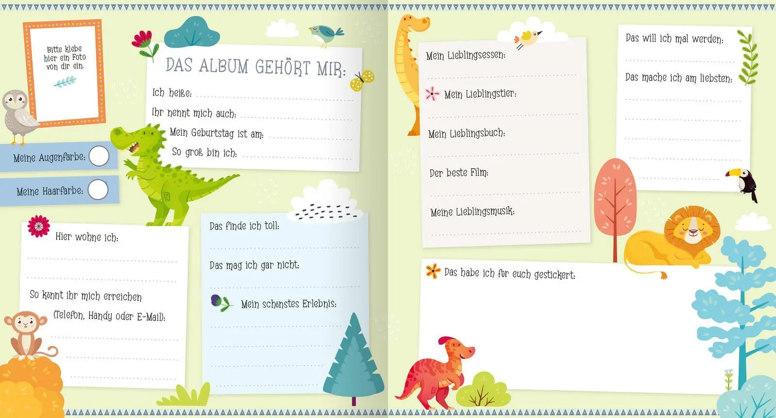 Bild: 4014489131328 | Alle meine Freunde - Dino Mit über 300 Stickern | Buch | 64 S. | 2023