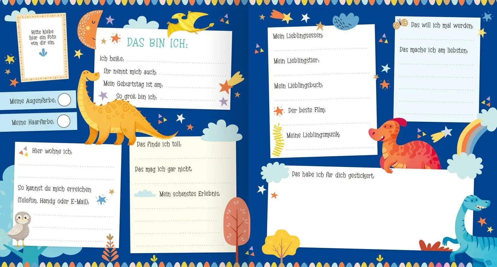 Bild: 4014489131328 | Alle meine Freunde - Dino Mit über 300 Stickern | Buch | 64 S. | 2023