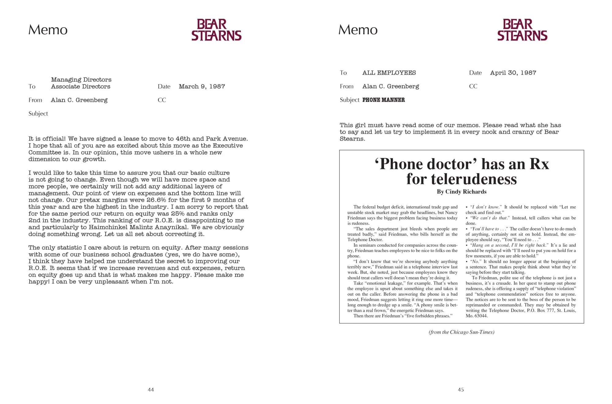 Bild: 9781523501328 | Memos from the Chairman | Alan C Greenberg | Taschenbuch | Englisch