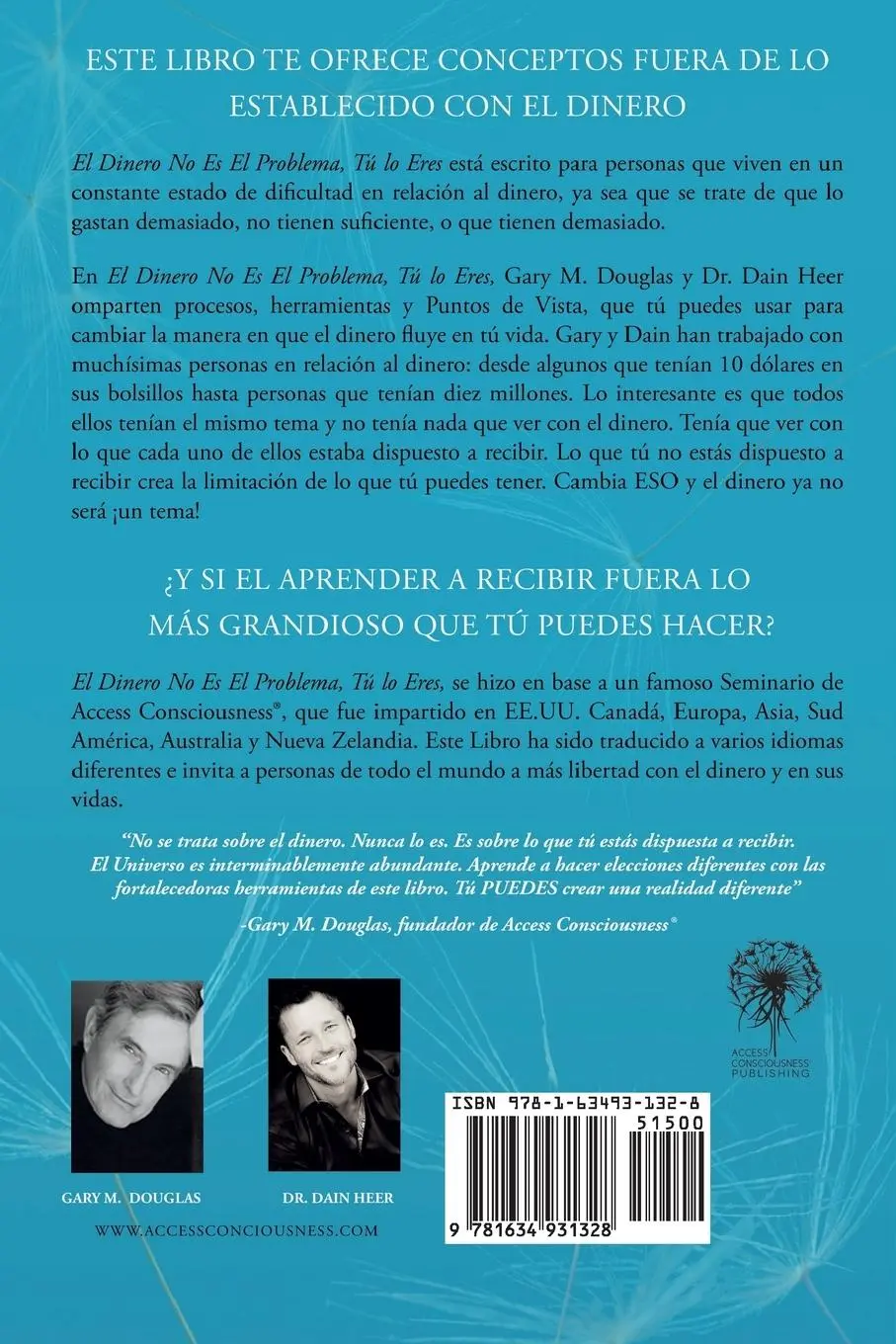 Rückseite: 9781634931328 | El Dinero No Es El Problema, Tú Lo Eres - Money is Not the Problem...