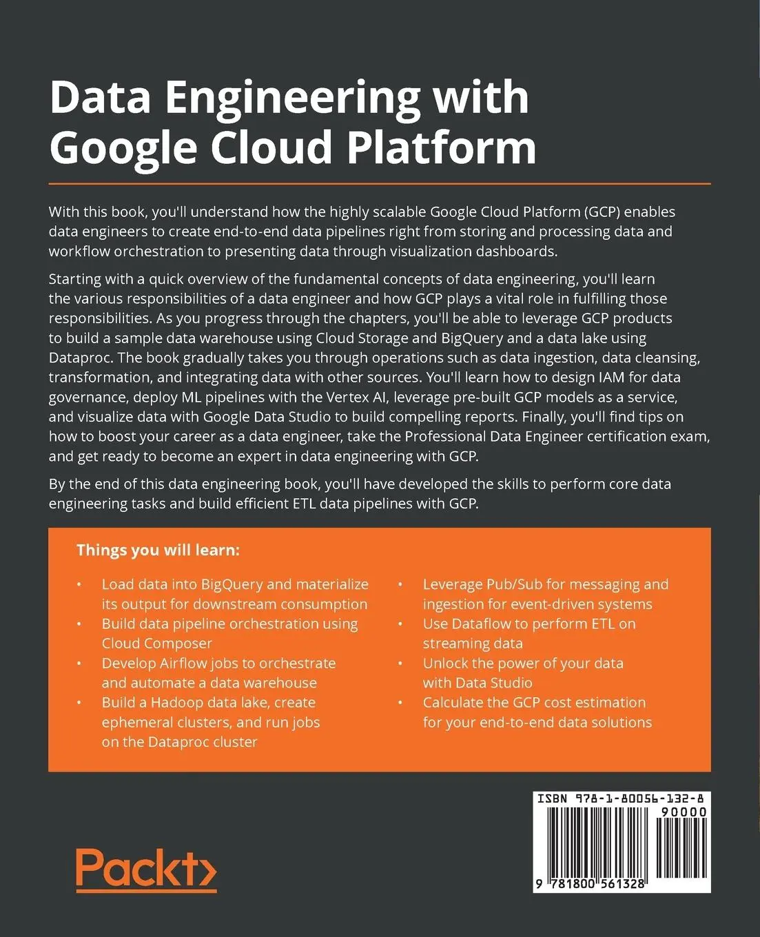 Rückseite: 9781800561328 | Data Engineering with Google Cloud Platform | Adi Wijaya | Taschenbuch