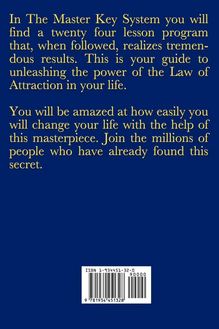 Rückseite: 9781934451328 | The Master Key System | Charles F. Haanel | Taschenbuch | Englisch