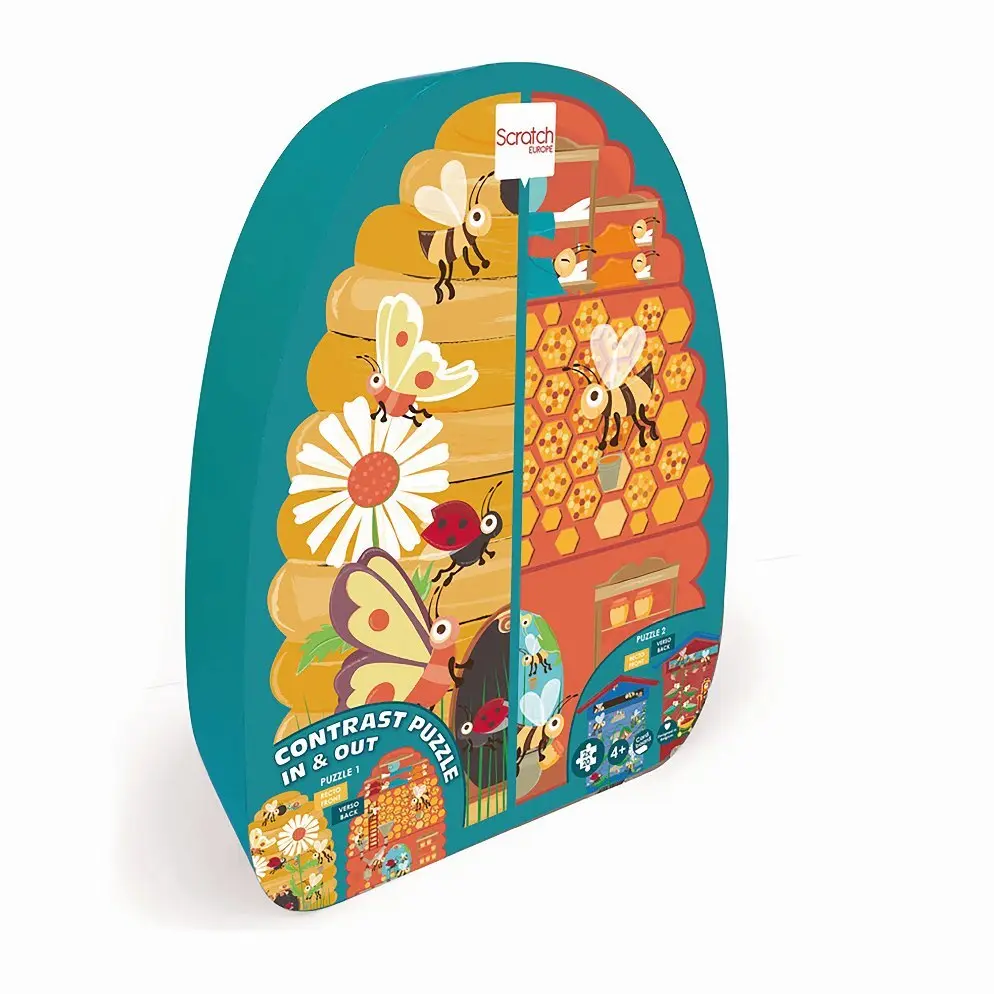 Cover: 5414561811428 | Konturpuzzle Biene beidseitig 2x20 Teile | Spiel | 276181142 | 2022