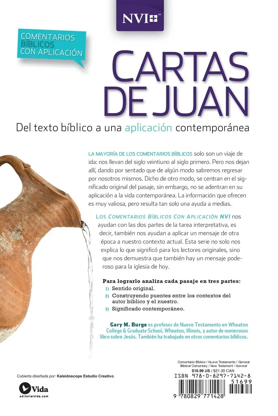 Rückseite: 9780829771428 | Comentario bíblico con aplicación NVI Cartas de Juan | Gary M. Burge