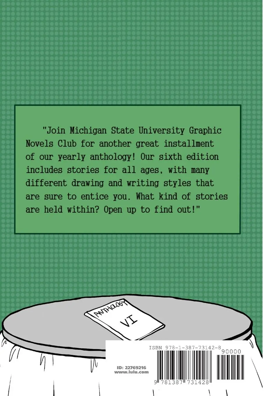 Rückseite: 9781387731428 | MSU Graphic Novels Club Anthology 6 | Msu Graphic Novels Club | Buch