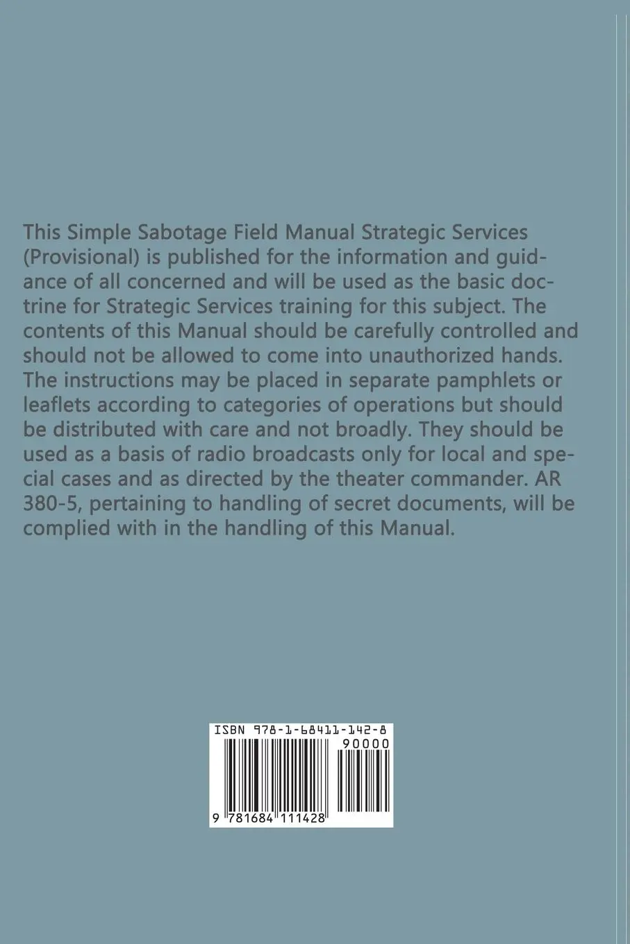 Rückseite: 9781684111428 | Simple Sabotage Field Manual | Services (u. a.) | Taschenbuch | 2016