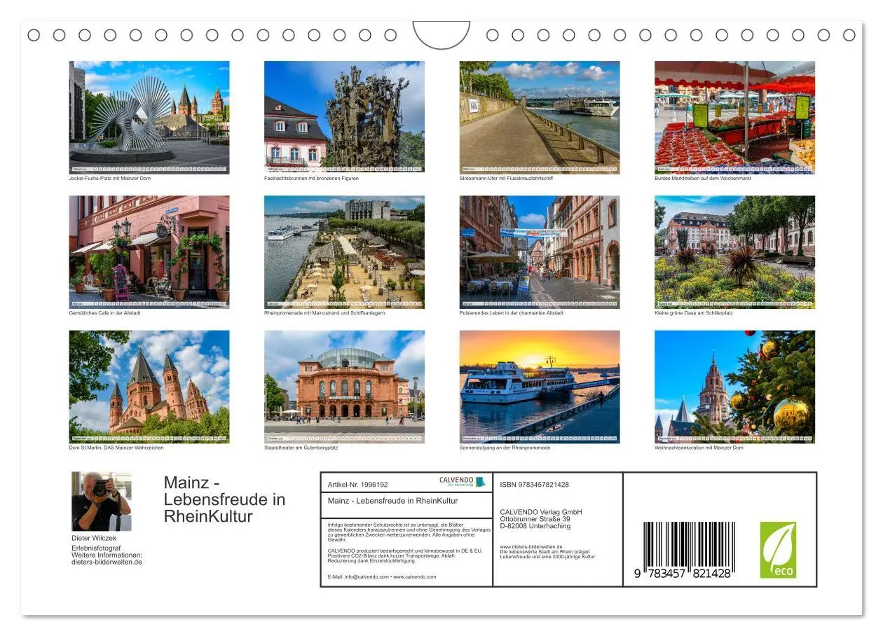 Bild: 9783457821428 | Mainz - Lebensfreude in RheinKultur (Wandkalender 2026 DIN A4...