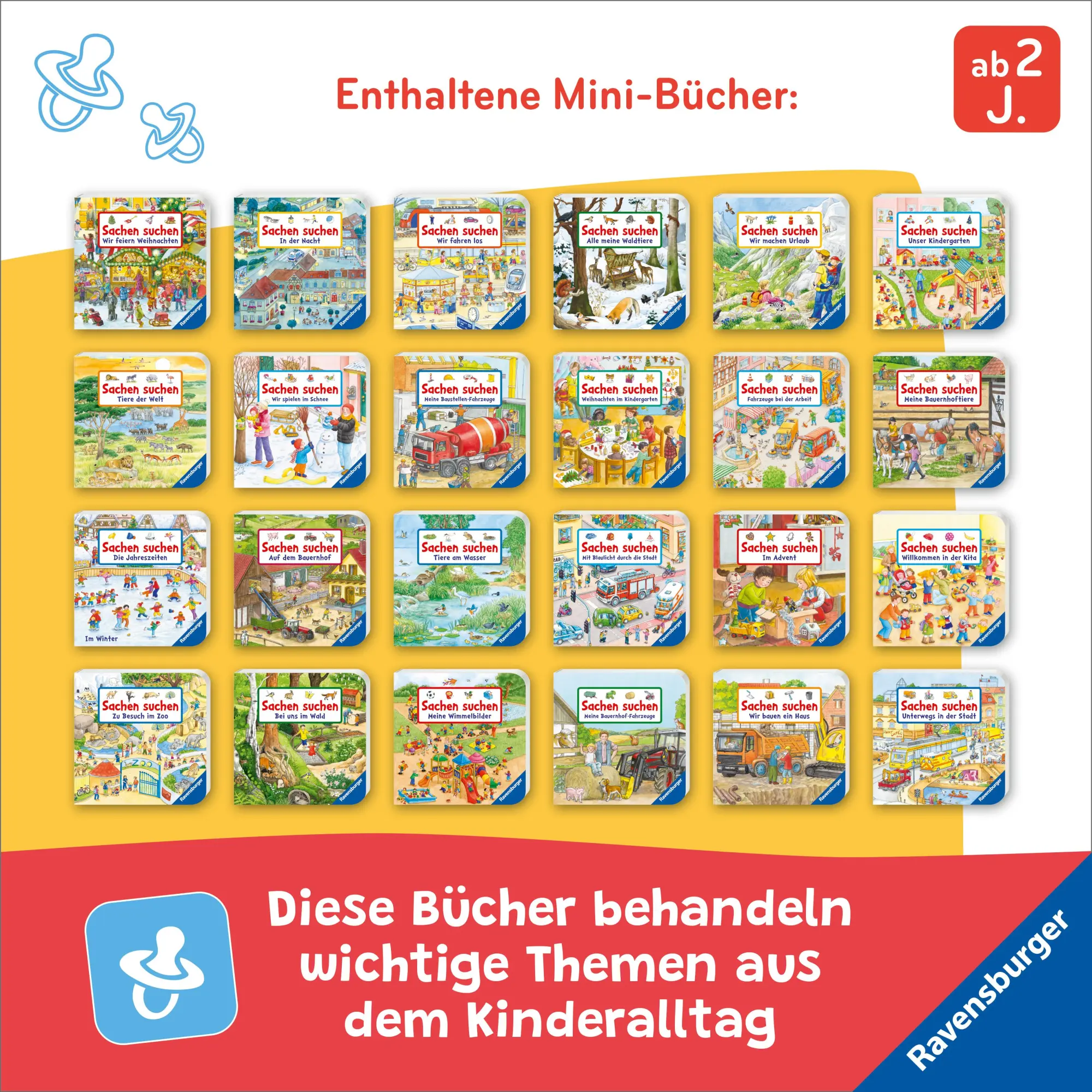 Bild: 9783473421428 | Mein großer Sachen suchen Adventskalender | Mit 24 Pappbilderbüchern