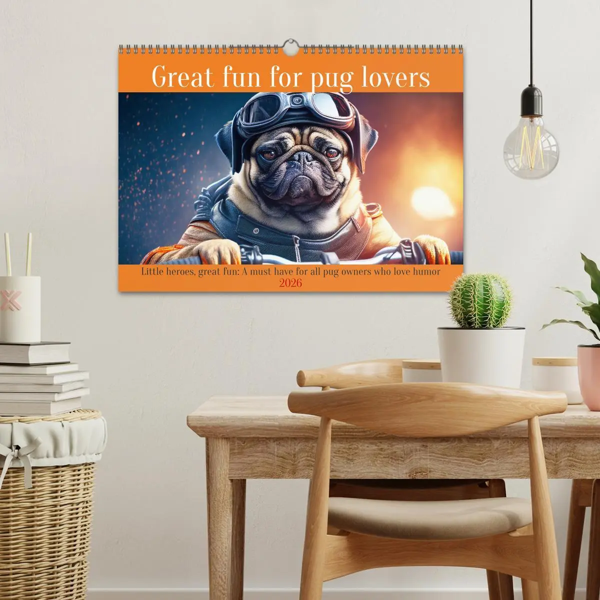 Bild: 9783516531428 | Great fun for pug lovers (Wall Calendar 2026 DIN A3 landscape),...