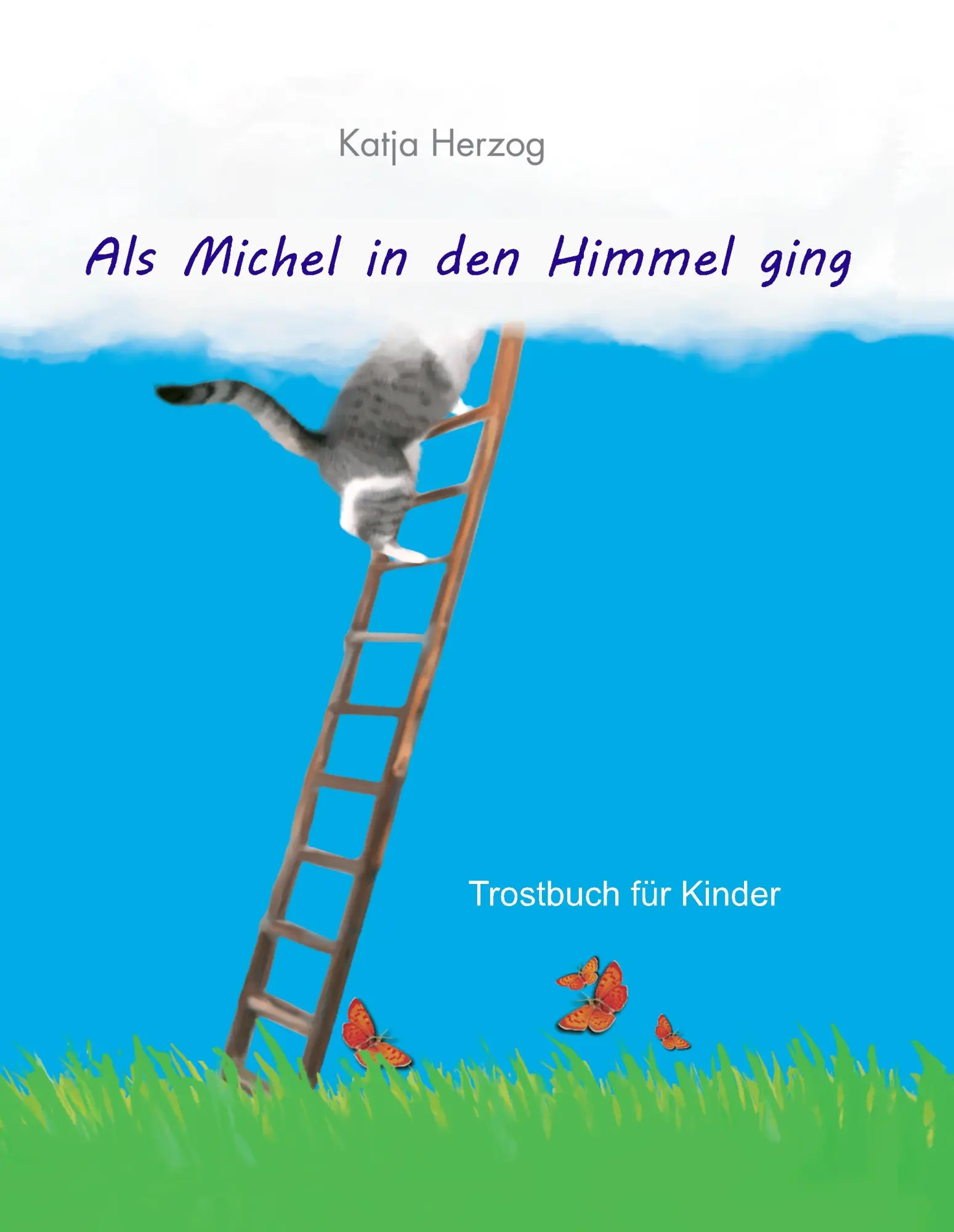 Cover: 9783741261428 | Als Michel in den Himmel ging | Trostbuch für Kinder | Katja Herzog