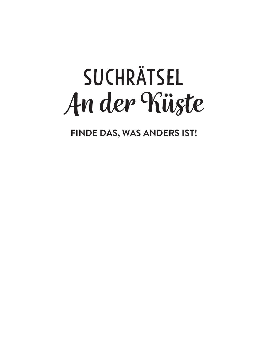 Bild: 9783987641428 | Suchrätsel An der Küste | Taschenbuch | 96 S. | Deutsch | 2025
