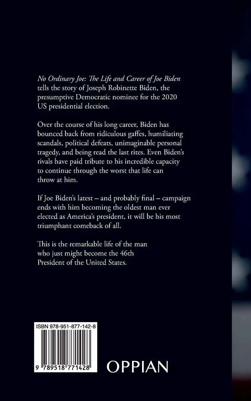 Rückseite: 9789518771428 | No Ordinary Joe | The Life and Career of Joe Biden | David Hagan