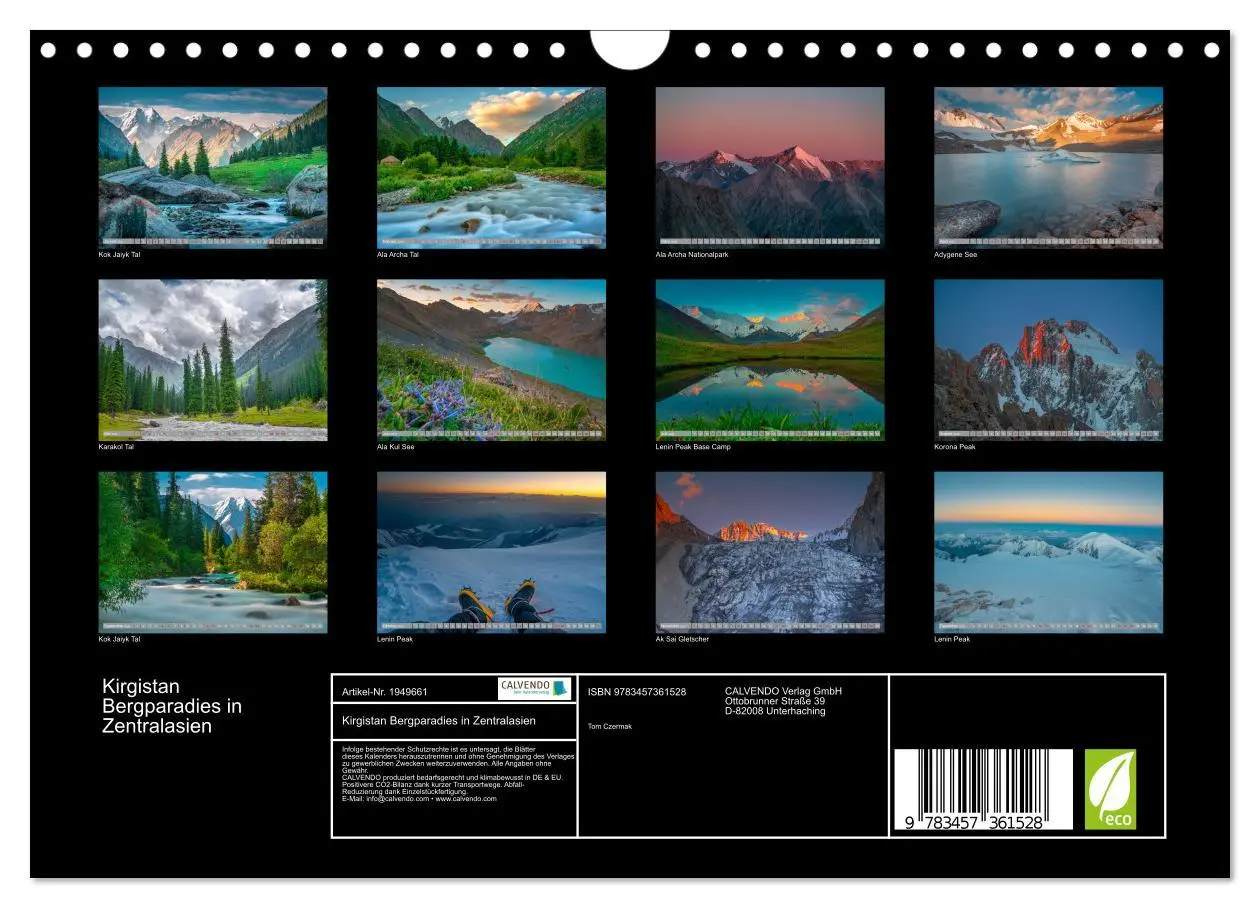Bild: 9783457361528 | Kirgistan Bergparadies in Zentralasien (Wandkalender 2026 DIN A4...