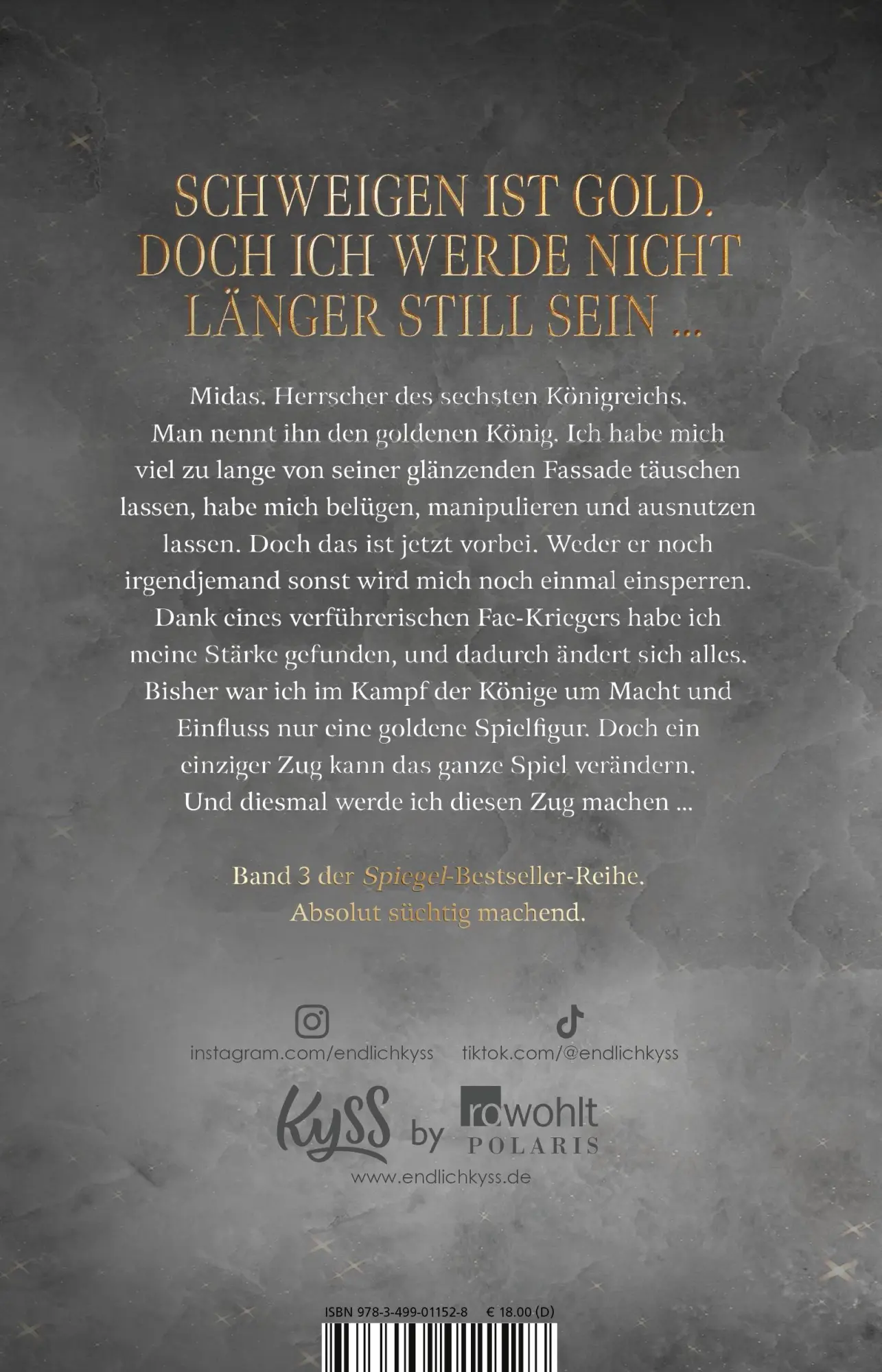 Rückseite: 9783499011528 | The Darkest Gold - Die Geliebte | Raven Kennedy | Taschenbuch | 656 S.