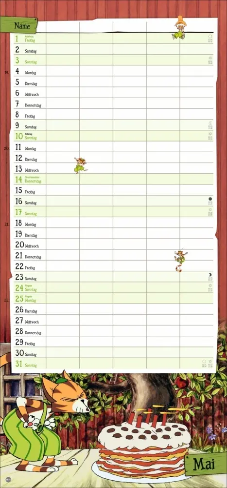 Bild: 9783756411528 | Pettersson und Findus Familienplaner 2026 | Sven Nordqvist | Kalender