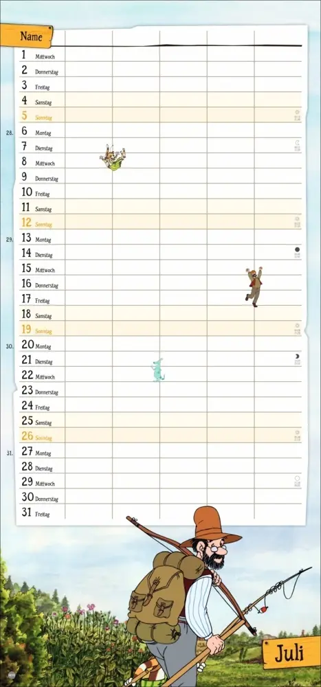 Bild: 9783756411528 | Pettersson und Findus Familienplaner 2026 | Sven Nordqvist | Kalender