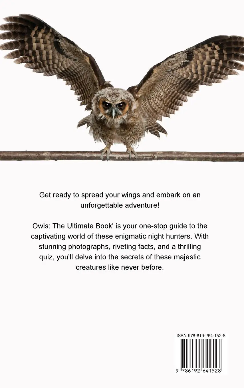 Rückseite: 9786192641528 | Owls The Ultimate Book | A Captivating Guide to the World of Owls