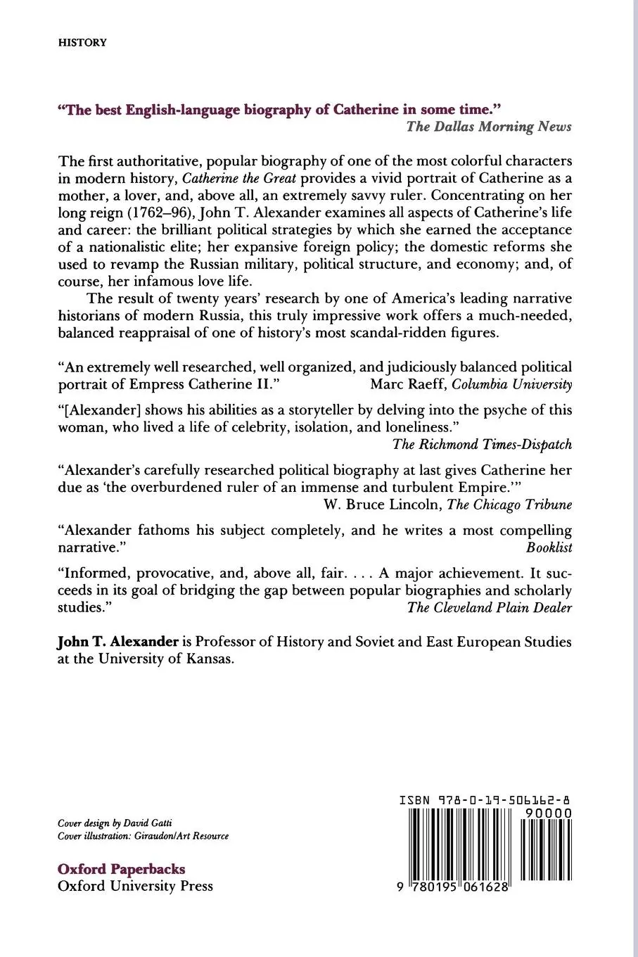 Rückseite: 9780195061628 | Catherine the Great | Life and Legend | John T. Alexander | Buch