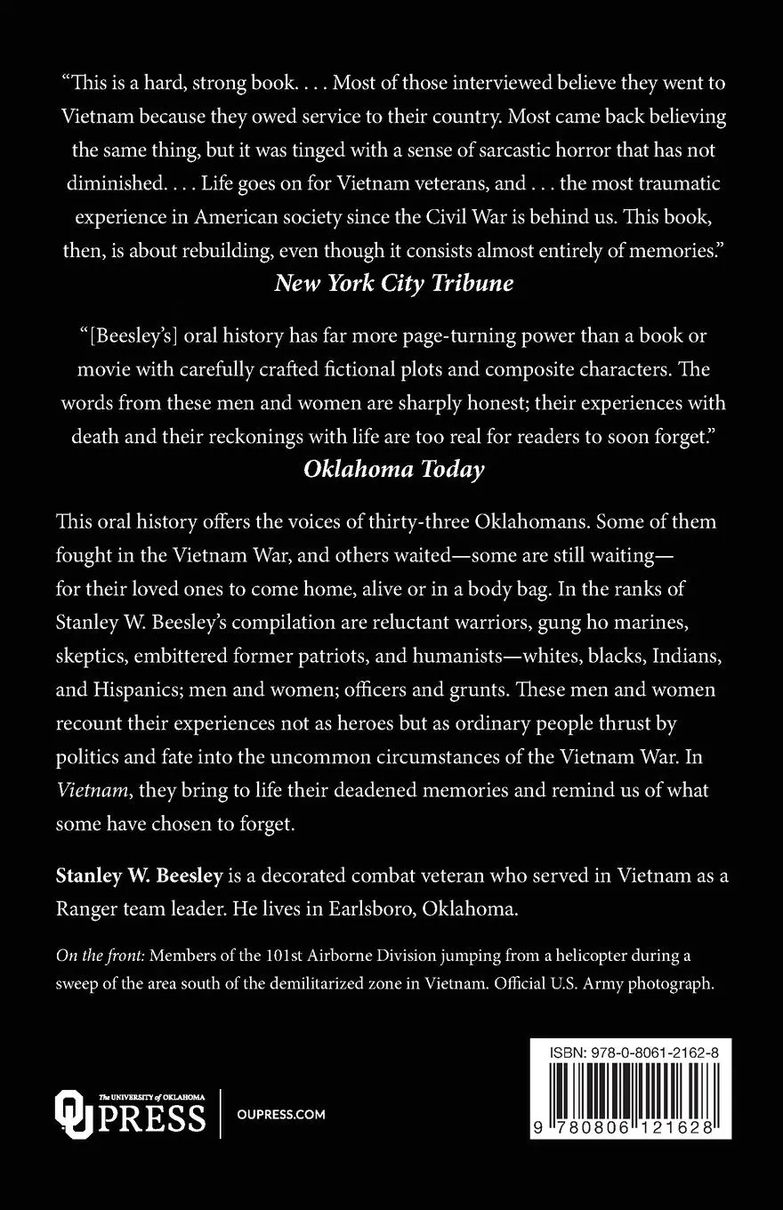 Rückseite: 9780806121628 | Vietnam | The Heartland Remembers | Stanley W Beesley | Taschenbuch