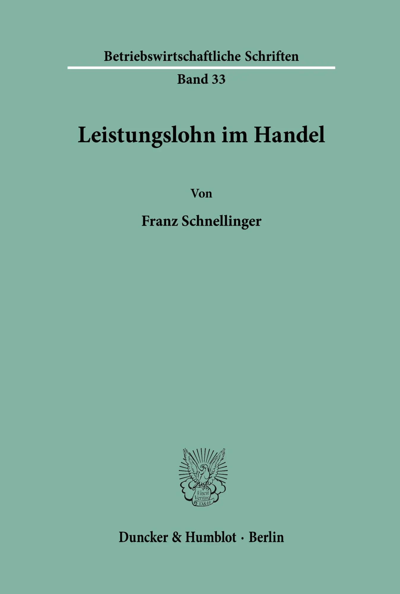 Leistungslohn im Handel.