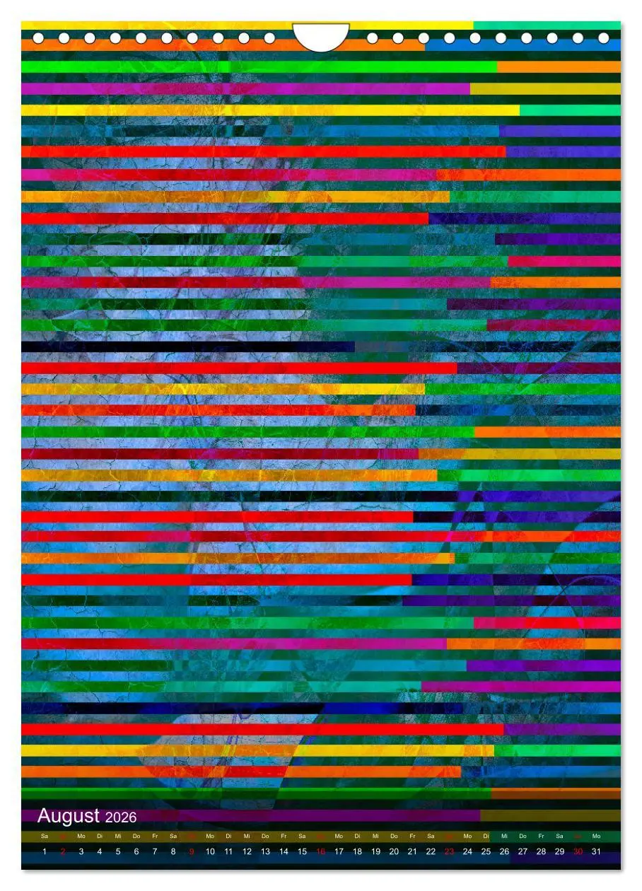 Bild: 9783516371628 | Das Abstrakte Jahr (Wandkalender 2026 DIN A4 hoch), CALVENDO...