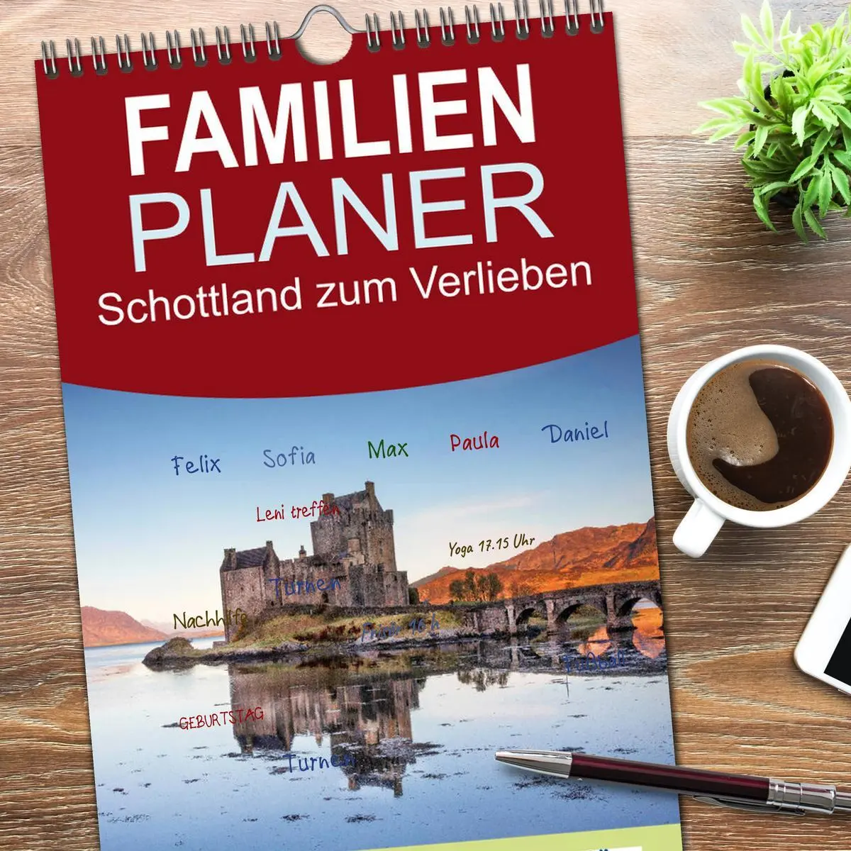 Bild: 9783516511628 | Familienplaner 2026 - Schottland zum Verlieben mit 5 Spalten...