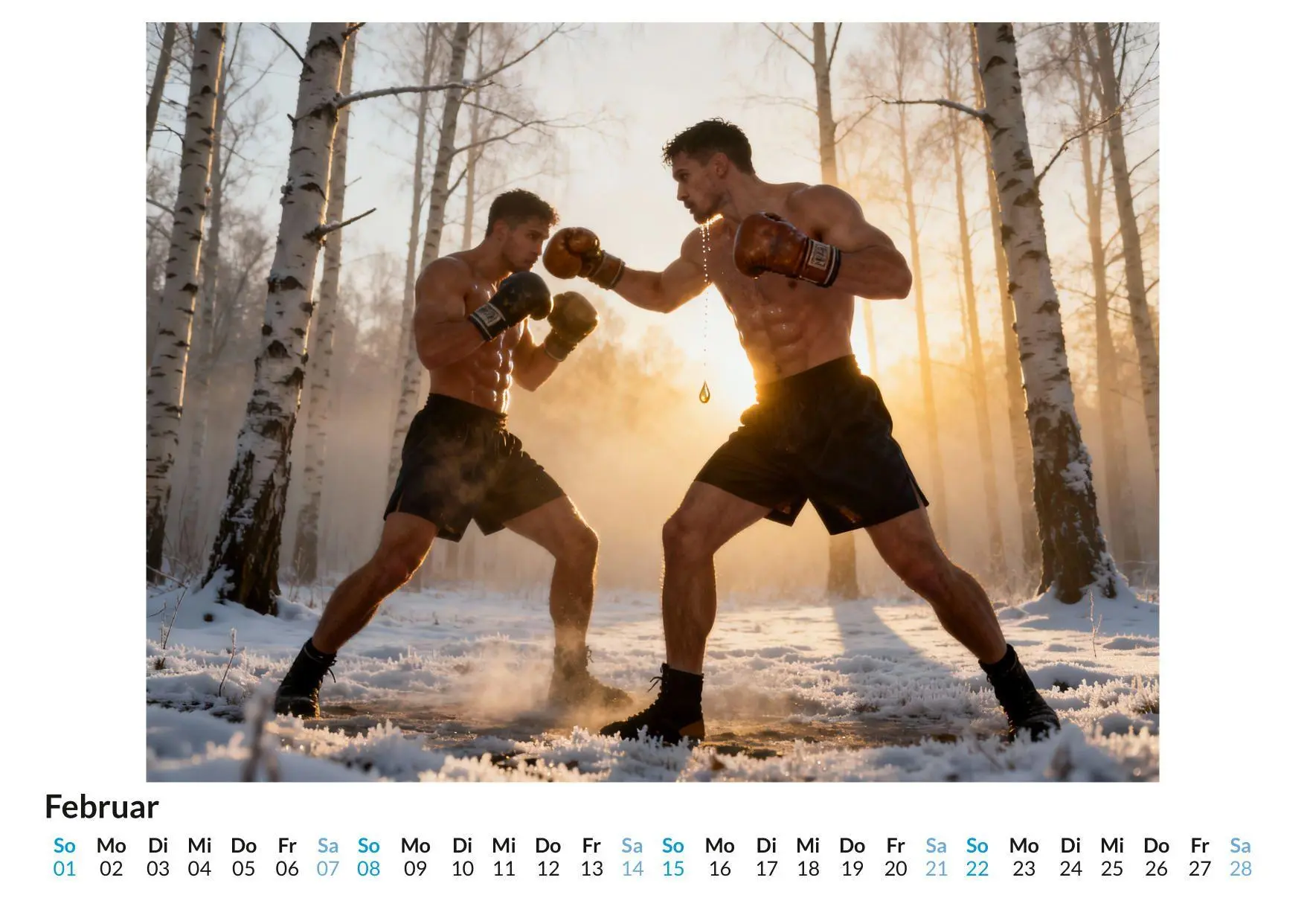 Bild: 9783695331628 | Starke Boxer | Luca Lange | Kalender | Deutsch | 2026 | FlipFlop