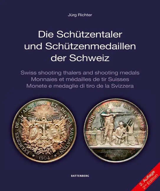 Cover: 9783866461628 | Die Schützentaler und Schützenmedaillen der Schweiz | Jürg Richter