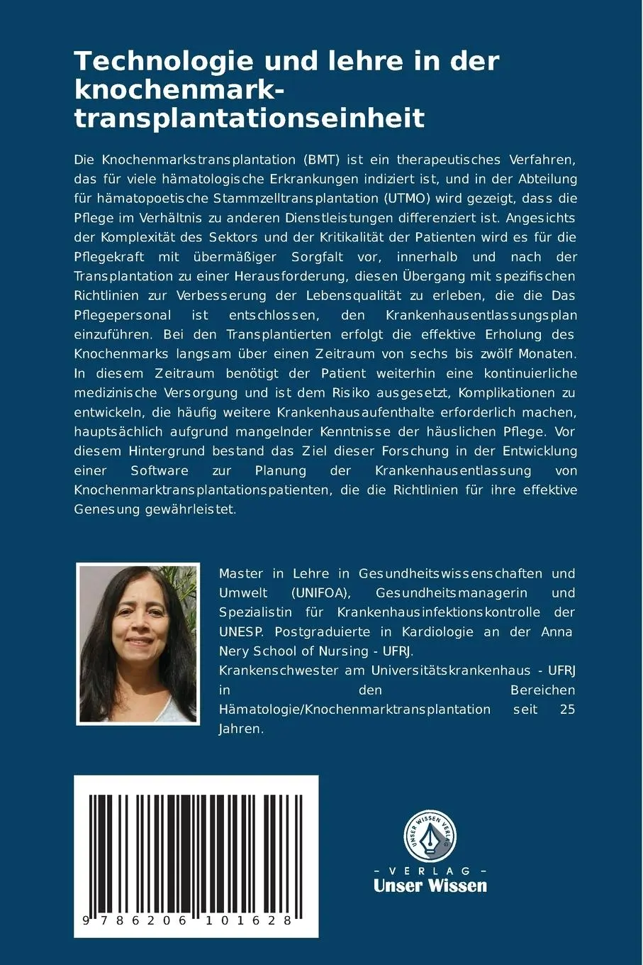 Rückseite: 9786206101628 | Technologie und lehre in der knochenmark-transplantationseinheit